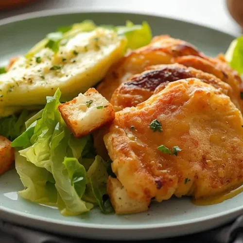High Protein Caesar Salad recipe
