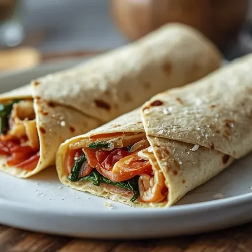 High Protein Hähnchen Wrap recipe